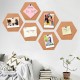 10Pcs/Set Soft Hexagon Board Cork Tiles Wood Sheet Notice Board Wall Bulletin Boards Photo Frame w/ Full Sticky Back for Pictures Photos Notes 10Pcs/Set Soft Hexagon Board Cork Tiles Wood Sheet Notice Board Wall Bulletin Boards Photo Frame w/ Full Sticky Back for Pictures Photos Notes