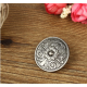 10Set DIY Leather Handbag Wallet Decoration with Antique Round Buttons and Sliver Rivets Hole Flower 10Set DIY Leather Handbag Wallet Decoration with Antique Round Buttons and Sliver Rivets Hole Flower