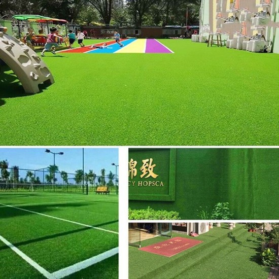 10mm Artificial Grass Mat Lawn Synthetic Green Yard Garden Indoor Outdoor