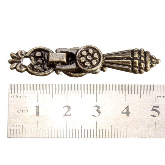 10pcs Antique Drawer Pull Jewelry Box Handle Wooden Case Cabinet Knobs