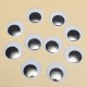 10pcs 50mm DIY Scrapbooking Crafts Toys Big Black Wiggly Wobbly Giant Googly Eyes