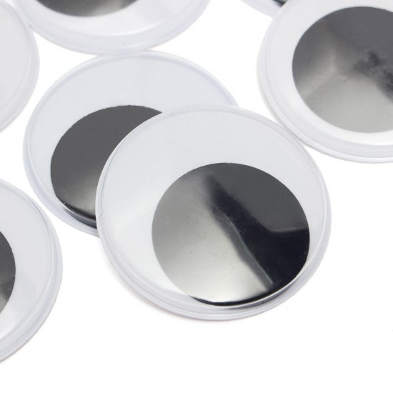 10pcs 50mm DIY Scrapbooking Crafts Toys Big Black Wiggly Wobbly Giant Googly Eyes 10pcs 50mm DIY Scrapbooking Crafts Toys Big Black Wiggly Wobbly Giant Googly Eyes