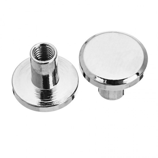 10pcs 8mm Sliver Chicago Screw Round Flat Head Stud Rivet Leather Decoration Bookbinding 10pcs 8mm Sliver Chicago Screw Round Flat Head Stud Rivet Leather Decoration Bookbinding