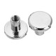 10pcs 8mm Sliver Chicago Screw Round Flat Head Stud Rivet Leather Decoration Bookbinding 10pcs 8mm Sliver Chicago Screw Round Flat Head Stud Rivet Leather Decoration Bookbinding