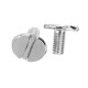 10pcs 8mm Sliver Chicago Screw Round Flat Head Stud Rivet Leather Decoration Bookbinding 10pcs 8mm Sliver Chicago Screw Round Flat Head Stud Rivet Leather Decoration Bookbinding