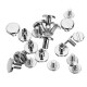 10pcs 8mm Sliver Chicago Screw Round Flat Head Stud Rivet Leather Decoration Bookbinding