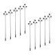 10pcs Model Railway Train LED Street Light HO Scale 1:100 Lamps Post 3 Heads 10pcs Model Railway Train LED Street Light HO Scale 1:100 Lamps Post 3 Heads