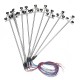 10pcs Model Railway Train LED Street Light HO Scale 1:100 Lamps Post 3 Heads 10pcs Model Railway Train LED Street Light HO Scale 1:100 Lamps Post 3 Heads