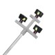 10pcs Model Railway Train LED Street Light HO Scale 1:100 Lamps Post 3 Heads