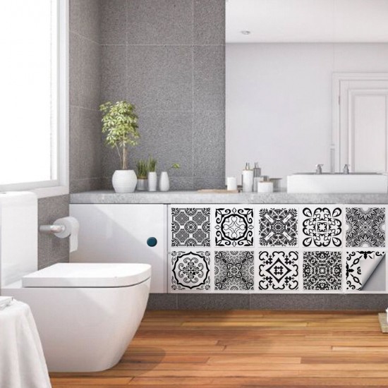 10x10/15x15/20x20cm Wall Tiles Stickers Kitchen Bathroom Toilet Waterproof PVC 10x10/15x15/20x20cm Wall Tiles Stickers Kitchen Bathroom Toilet Waterproof PVC
