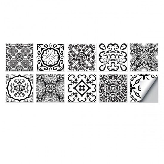 10x10/15x15/20x20cm Wall Tiles Stickers Kitchen Bathroom Toilet Waterproof PVC 10x10/15x15/20x20cm Wall Tiles Stickers Kitchen Bathroom Toilet Waterproof PVC