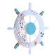 11'' Beach Wooden Boat Ship Steering Wheel Nautical Beach Fish Net Shell Decorations 11'' Beach Wooden Boat Ship Steering Wheel Nautical Beach Fish Net Shell Decorations