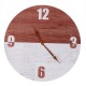 11'' DIY Digital Wood Wall Clock Diameter 28CM Seamless Hook For Home Office Bar