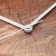 11'' Retro Wood Wall Clock DIY Living Room Home Bar Office Decoration 28cm Watch