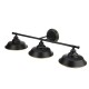 110-250V 60W Morden Vintage Wall Lamp Set Bathroom Powder Room Living Room Bar Decoration Lighting Black With 1 Threaded Assembly Pole 1 Straight Rod 1 Chassis 1 Pack Screw Accessories