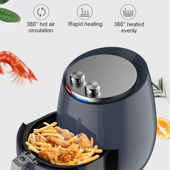 110V 1400W Electric Large Deep Air Fryer Timer Temperature Control Safe 110V 1400W Electric Large Deep Air Fryer Timer Temperature Control Safe