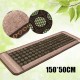 110V Natural Jade Tourmaline Massage Stones Infrared Heating Mat Massager Accessories 50*150CM