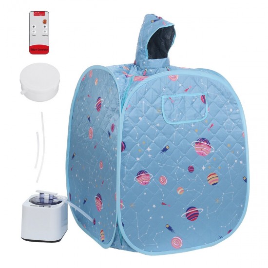 110V/220V 1000W 2.6L Home Foldable Spa Steam Sauna Steamer Tent Full Body Slimming Detox 110V/220V 1000W 2.6L Home Foldable Spa Steam Sauna Steamer Tent Full Body Slimming Detox