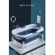 111*63*55cm Large Deep Folding Bath tub Adults Bath Tub Children Bath Tub With Lid