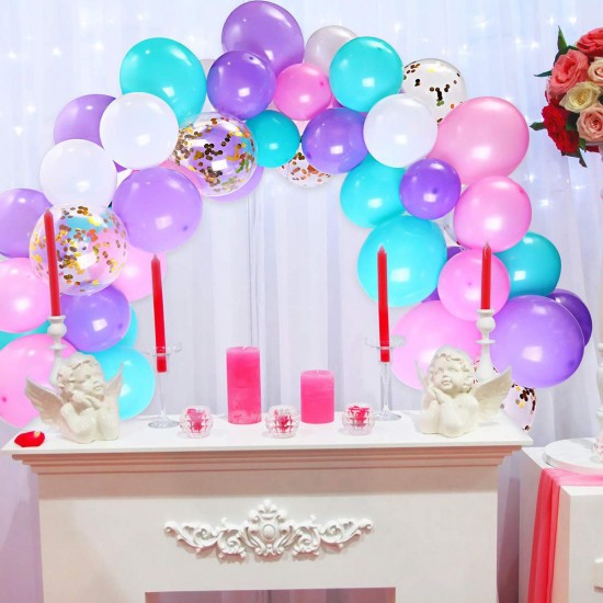 113Pcs Multicolor Balloon Arch Garlands Sets Confetti Latex Balloons Chain Floral Garl Wedding Decoration