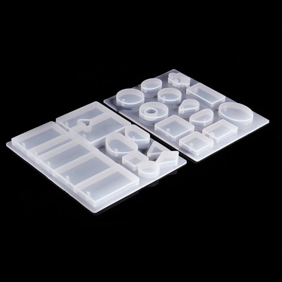 113Pcs/Set Crystal Epoxy Resin Silicone Pendant Casting Mould Kit Transparent Jewelry Making Mold for DIY Crafting Decor 113Pcs/Set Crystal Epoxy Resin Silicone Pendant Casting Mould Kit Transparent Jewelry Making Mold for DIY Crafting Decor