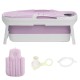 1.13m/1.4m Portable Foldable Bathtub Barrel Children Baby Bath Basin Swim Tub Sauna Bathtub 1.13m/1.4m Portable Foldable Bathtub Barrel Children Baby Bath Basin Swim Tub Sauna Bathtub