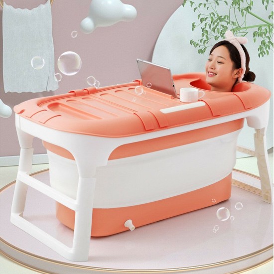 114x86x60cm Folding Bathtub Bath Barrel Soaking Tub Large Capacity For Baby Child Adult Bathtub