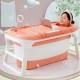 114x86x60cm Folding Bathtub Bath Barrel Soaking Tub Large Capacity For Baby Child Adult Bathtub 114x86x60cm Folding Bathtub Bath Barrel Soaking Tub Large Capacity For Baby Child Adult Bathtub