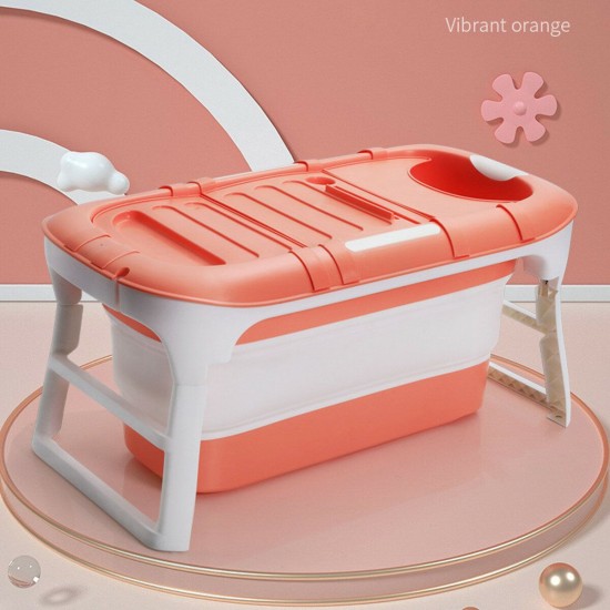 114x86x60cm Folding Bathtub Bath Barrel Soaking Tub Large Capacity For Baby Child Adult Bathtub