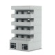 1/150 1/100 N Scale Residential Public Housing Room Building Model Assembled 1/150 1/100 N Scale Residential Public Housing Room Building Model Assembled