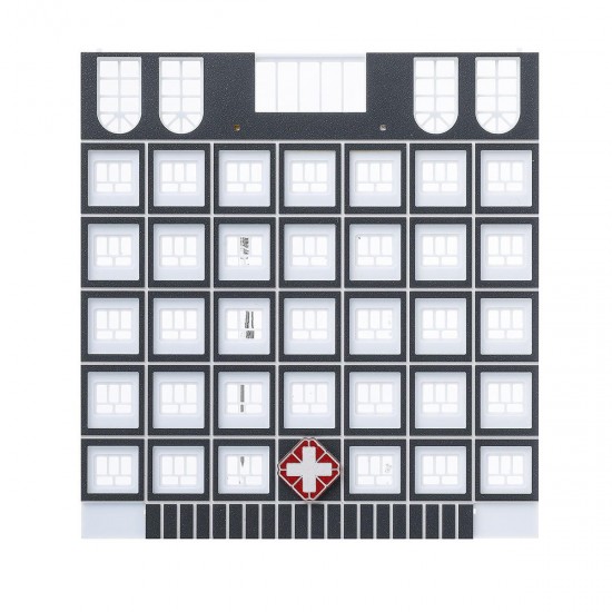 1/150 N Scale Hospital Buildings Model Office Skyscraper Assembled Plastic Parts 1/150 N Scale Hospital Buildings Model Office Skyscraper Assembled Plastic Parts