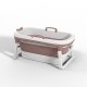1.15/1.38m Large Thickened Bathtub Bath Barrel Adult Children's Folding Tub Basin Baby Swim Tub Sauna 2size 1.15/1.38m Large Thickened Bathtub Bath Barrel Adult Children's Folding Tub Basin Baby Swim Tub Sauna 2size