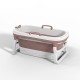 1.15/1.38m Large Thickened Bathtub Bath Barrel Adult Children's Folding Tub Basin Baby Swim Tub Sauna 2size