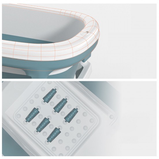1.15/1.38m Large Thickened Bathtub Bath Barrel Adult Children's Folding Tub Basin Baby Swim Tub Sauna 2size 1.15/1.38m Large Thickened Bathtub Bath Barrel Adult Children's Folding Tub Basin Baby Swim Tub Sauna 2size