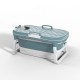 1.15/1.38m Large Thickened Bathtub Bath Barrel Adult Children's Folding Tub Basin Baby Swim Tub Sauna 2size