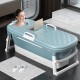 1.15/1.38m Large Thickened Bathtub Bath Barrel Adult Children's Folding Tub Basin Baby Swim Tub Sauna 2size