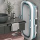 1.15/1.38m Large Thickened Bathtub Bath Barrel Adult Children's Folding Tub Basin Baby Swim Tub Sauna 2size 1.15/1.38m Large Thickened Bathtub Bath Barrel Adult Children's Folding Tub Basin Baby Swim Tub Sauna 2size