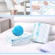 11Pcs Travel Vacuum Storage Bags Space Saver Bag for Clothes Comforters Blankets Mattress Pillows With Pump