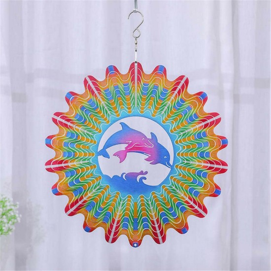 12'' 3D Fairy Garden Wind Spinner Sun Catcher Cyclone Yard Outdoor Decorations 12'' 3D Fairy Garden Wind Spinner Sun Catcher Cyclone Yard Outdoor Decorations