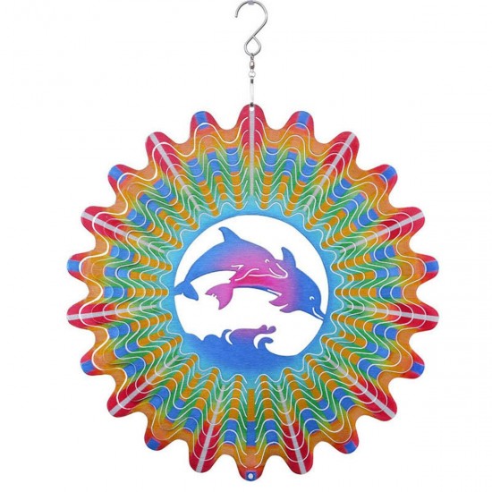 12'' 3D Fairy Garden Wind Spinner Sun Catcher Cyclone Yard Outdoor Decorations 12'' 3D Fairy Garden Wind Spinner Sun Catcher Cyclone Yard Outdoor Decorations