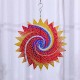 12'' 3D Fairy Garden Wind Spinner Sun Catcher Cyclone Yard Outdoor Decorations