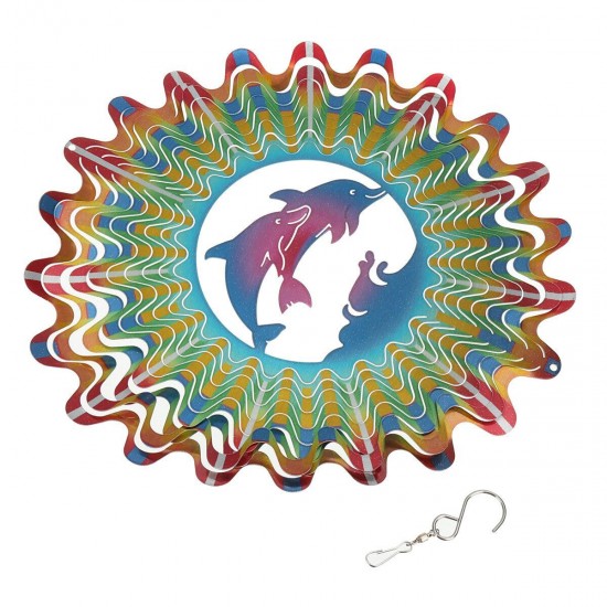 12'' 3D Fairy Garden Wind Spinner Sun Catcher Cyclone Yard Outdoor Decorations 12'' 3D Fairy Garden Wind Spinner Sun Catcher Cyclone Yard Outdoor Decorations