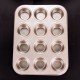 12 Grid Cake Mold Pan Muffin Cupcake Bakeware Oven Tray Mould 12 Grid Cake Mold Pan Muffin Cupcake Bakeware Oven Tray Mould