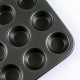 12 Grid Cake Mold Pan Muffin Cupcake Bakeware Oven Tray Mould