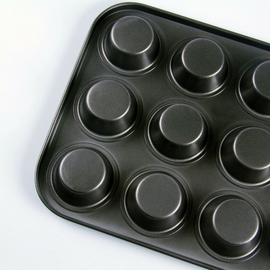 12 Grid Cake Mold Pan Muffin Cupcake Bakeware Oven Tray Mould