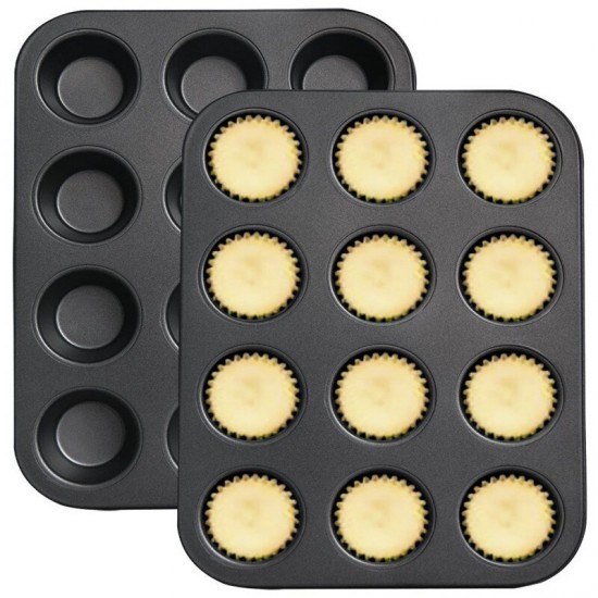 12 Grid Cake Mold Pan Muffin Cupcake Bakeware Oven Tray Mould 12 Grid Cake Mold Pan Muffin Cupcake Bakeware Oven Tray Mould