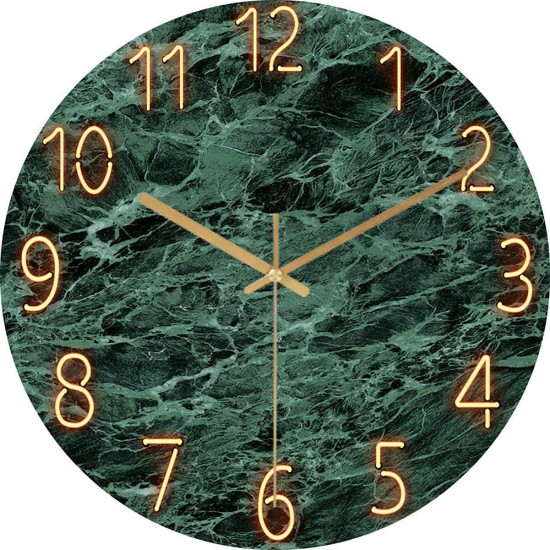 12 Inch Fashion Glass Quartz Clock Home Living Quiet Silent Simple Clock 12 Inch Fashion Glass Quartz Clock Home Living Quiet Silent Simple Clock
