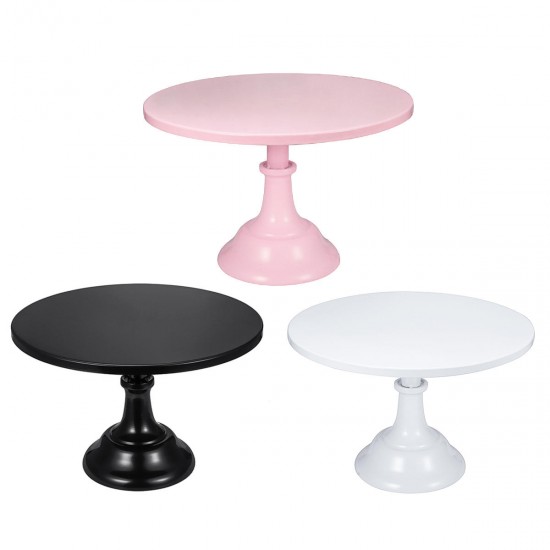 12 Inch Iron Round Cake Stand Pedestal Dessert Candy Holder Wedding Party Decorations