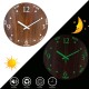 12 Inch Luminous Wall Clock Quartz Clocks Home Bedroom Decorations Glow In The Dark 12 Inch Luminous Wall Clock Quartz Clocks Home Bedroom Decorations Glow In The Dark