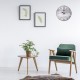 12'' Retro Round Wooden Wall Clock Home Office Decor Farmhouse Plank Clocks 12'' Retro Round Wooden Wall Clock Home Office Decor Farmhouse Plank Clocks